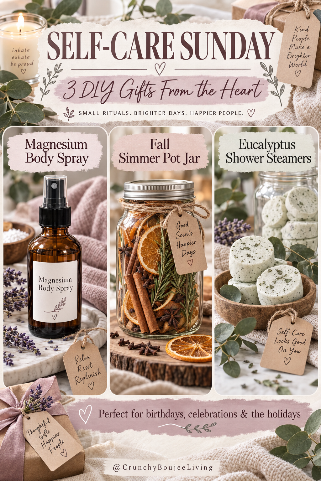 Self-Care Sunday: 3 Easy DIY Gifts From the Heart